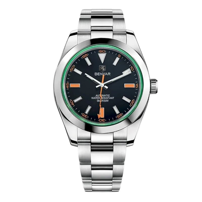 Reloj Benyar para hombre, reloj de pulsera mecánico automático BY5176