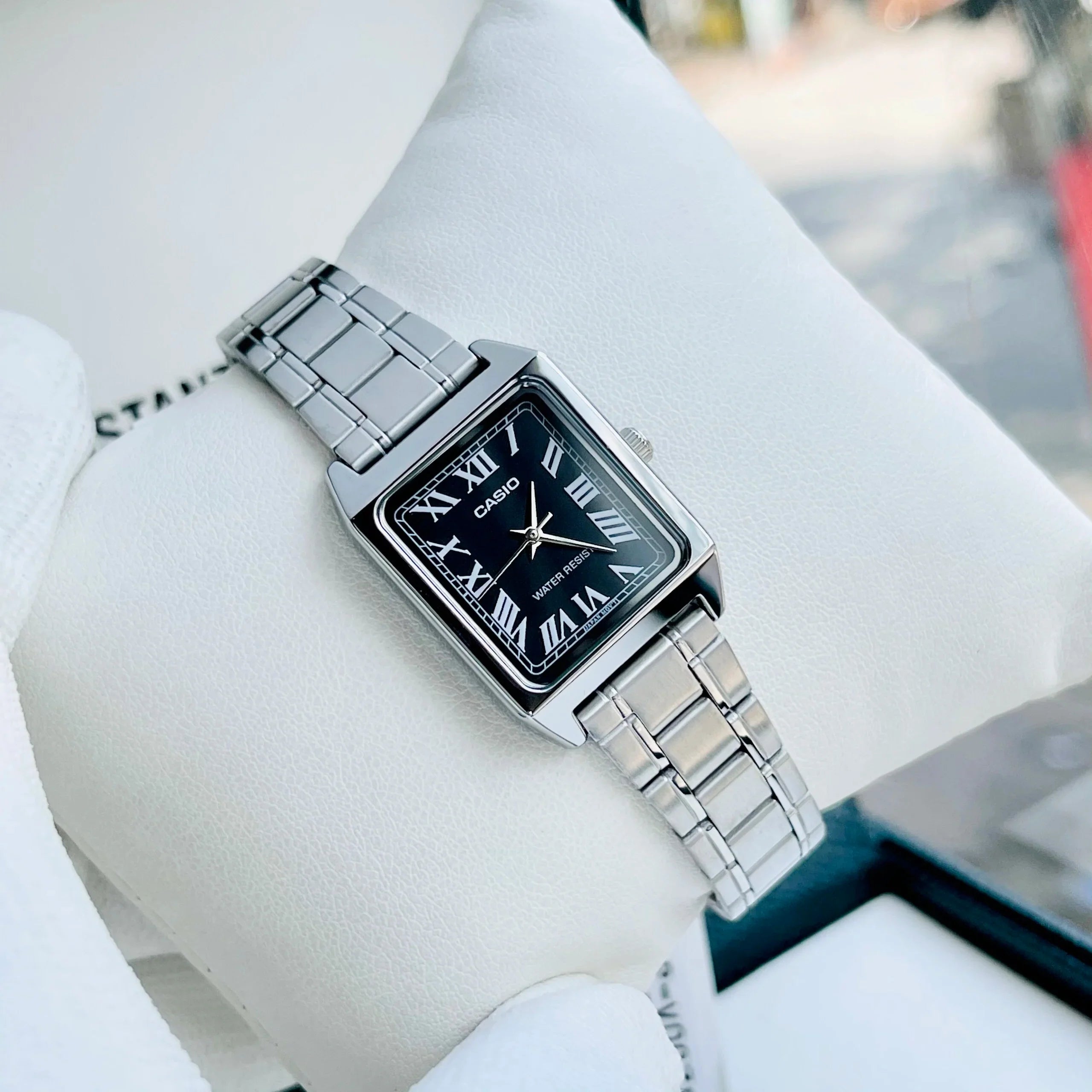 Reloj Casio Tank LTP-V007D-1B Mujer - Análogo