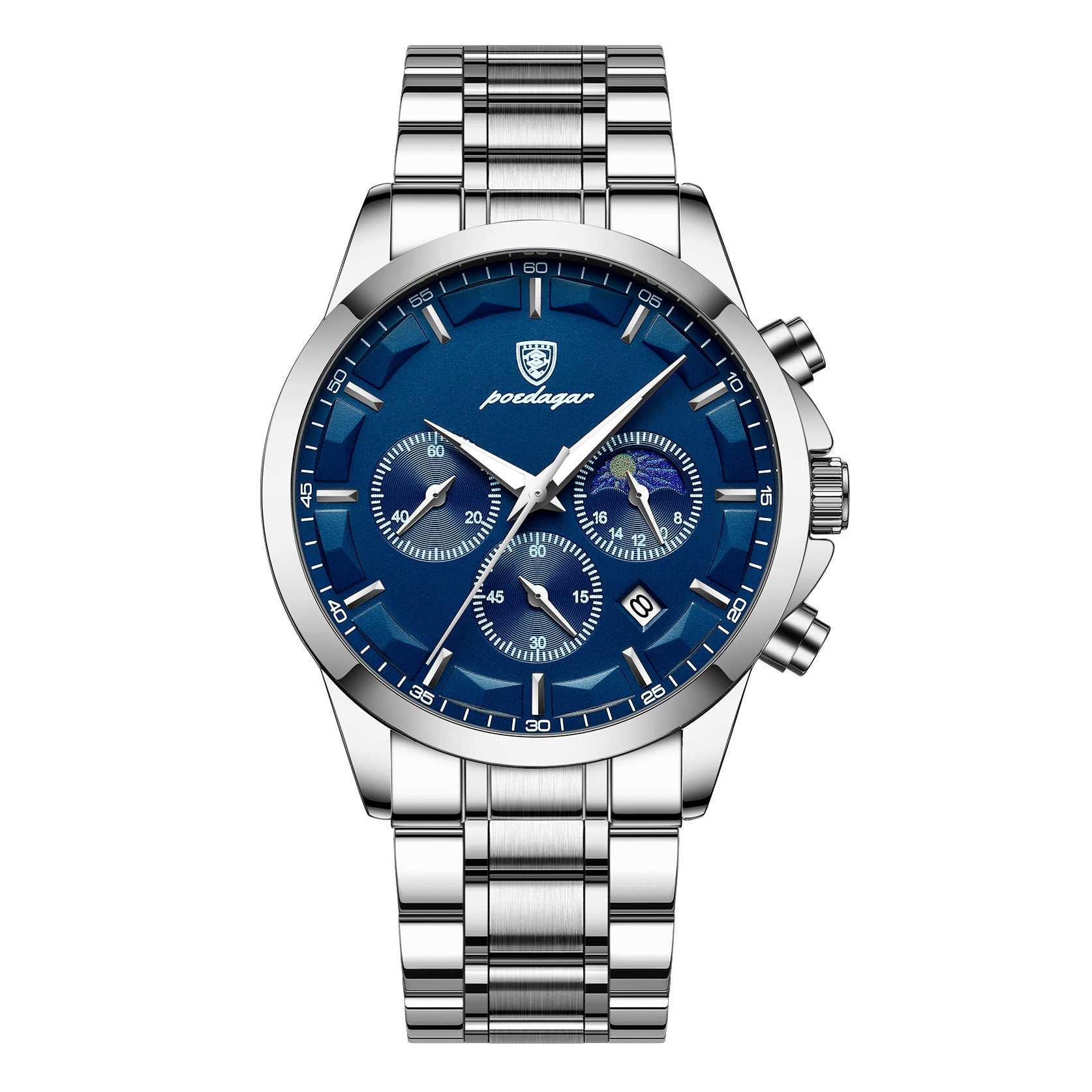 Reloj Poedagar de lujo Acero Inoxidable POE006