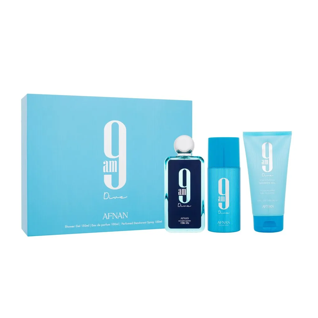 Afnan Estuche 9 Am Dive edp 100ml +Deo 150ml +S/G 150ml Unisex - Afnan - Default Title - Perfumisimo