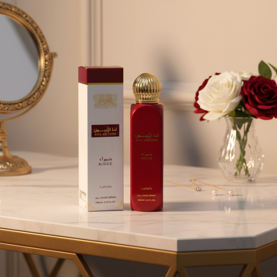 Ana Abiyedh Rouge Lattafa All Over Perfume Spray 150Ml Unisex