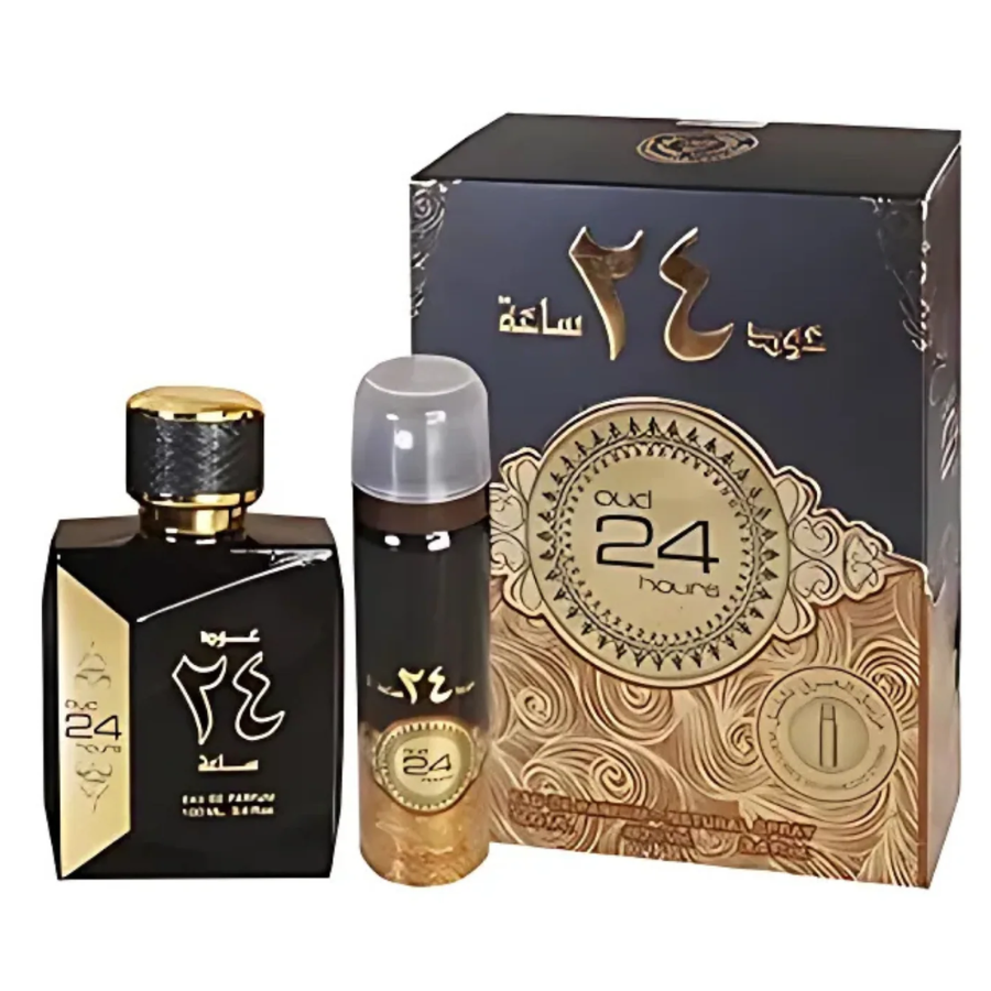 Ard Al Zaafaran Estuche Oud 24 Hours edp 100ml + 50ml Body Spray Unisex