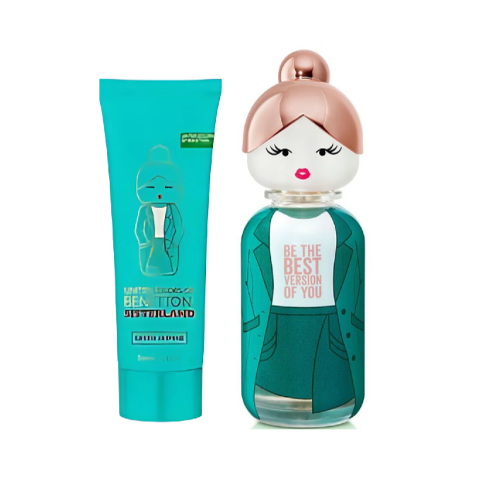Benetton Estuche Sisterland Green Jasmine edt 80ml+75ml B/L Mujer