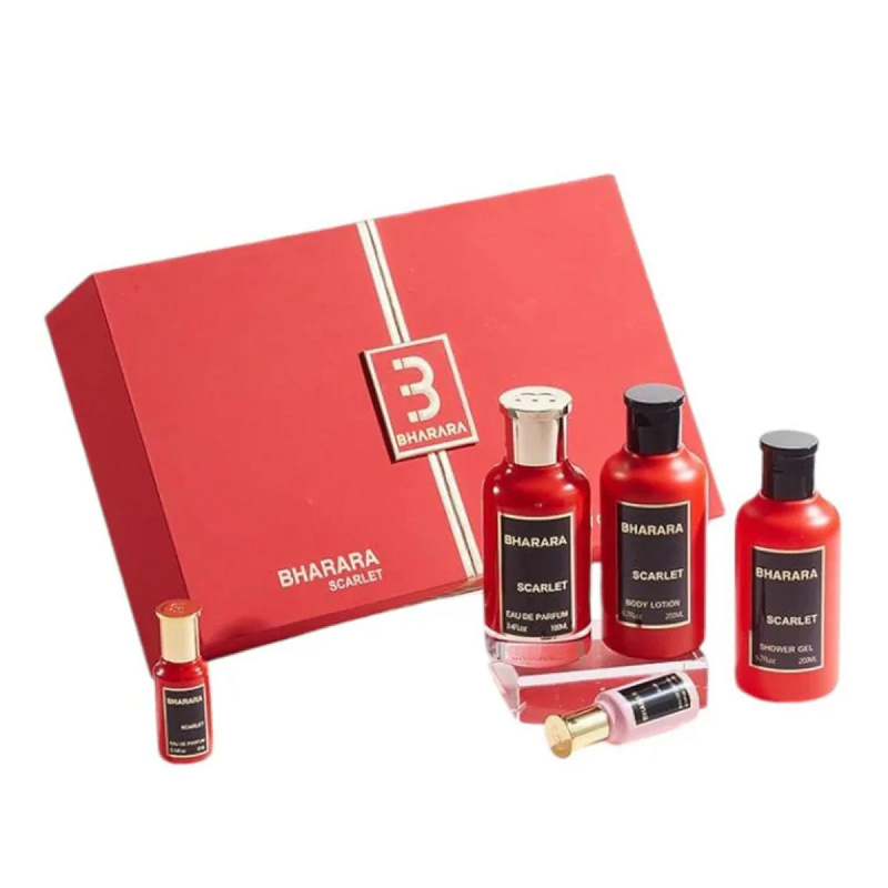 Bharara Estuche Scarlet 100ml+200ml B/L+200ml S/G+10ml Unisex - Bharara - Default Title - Perfumisimo