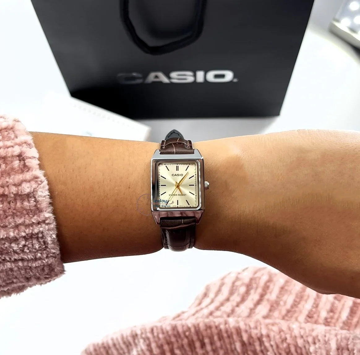 Reloj Casio Tank LTP-V007L-9E Mujer - Análogo - Relojeando Default Title Casio Reloj Reloj Casio Tank LTP-V007L-9E Mujer - Análogo