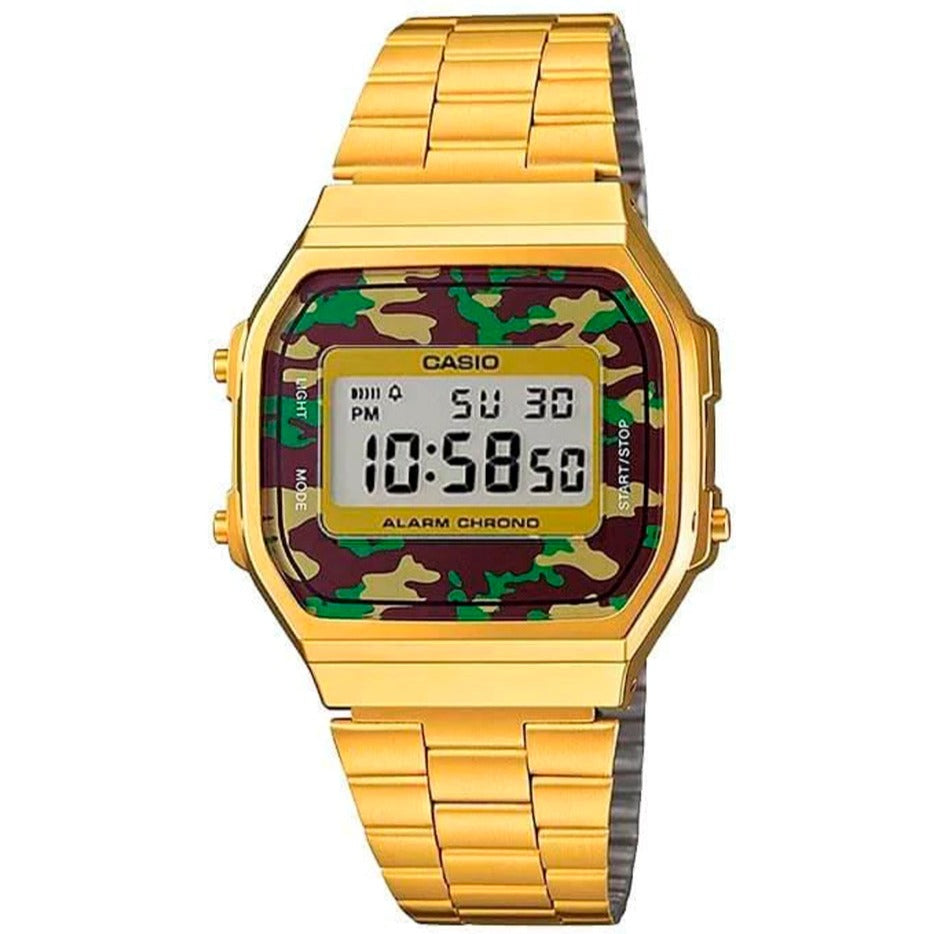 Reloj Casio Vintage A-168WEGC-3 Unisex - Digital