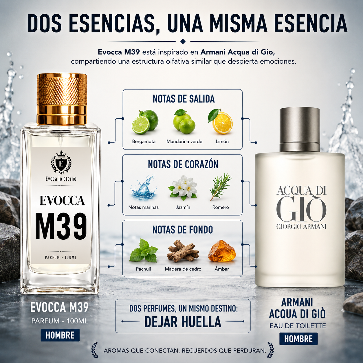 M39 Parfum 100ml Hombre (Armani Acqua di Gio)