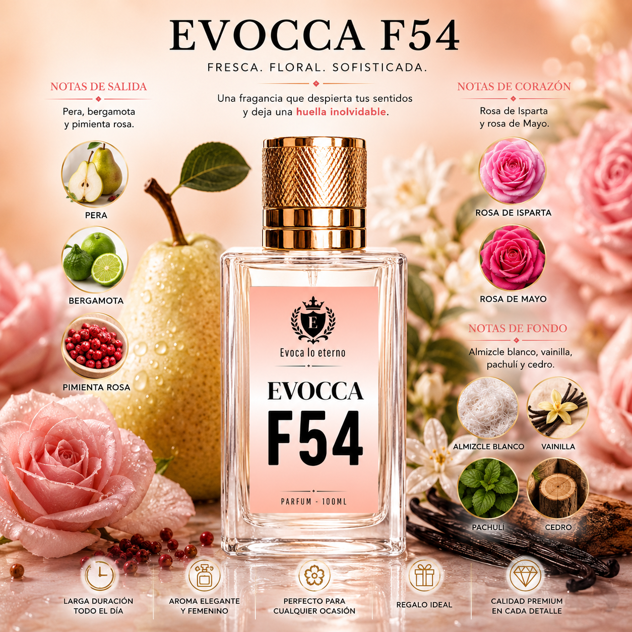 F54 Parfum 100ml Mujer (Lancome Idole)