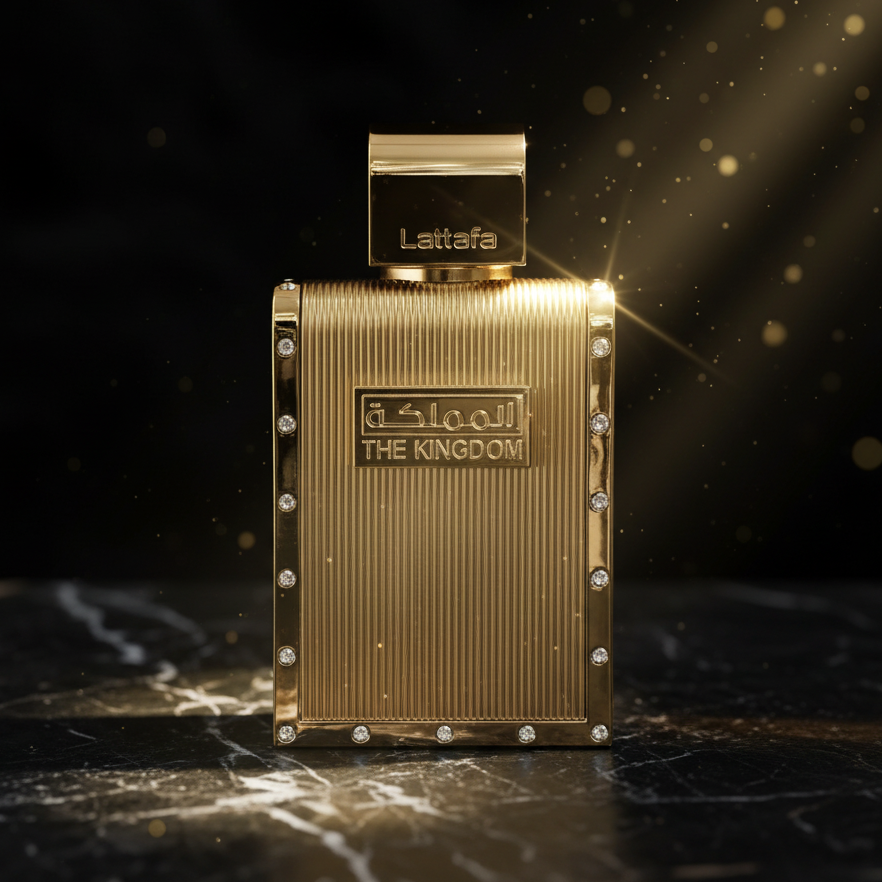 Lattafa The Kingdom Edp 100ml + 12ml + S/G 100ml Hombre