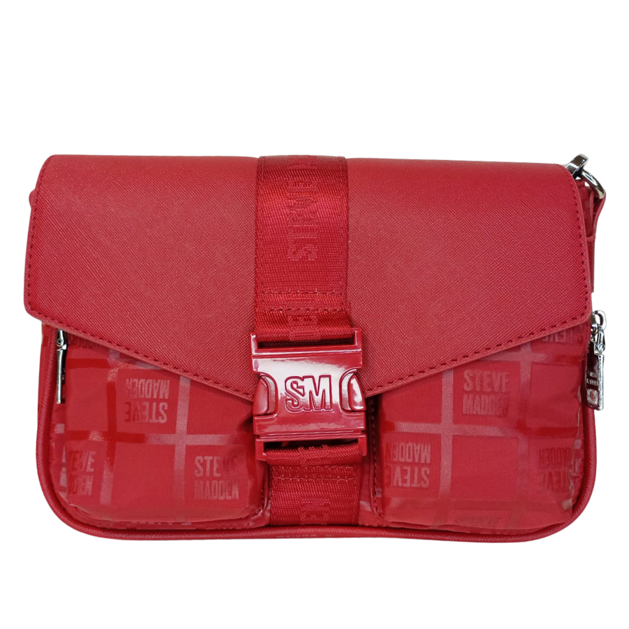 Steve Madden Crossbody Rojo con monedero corazón