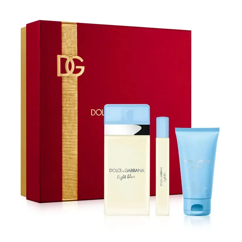 Dolce & Gabbana Estuche Light Blue edt 100ml+10ml+50ml B/L Mujer