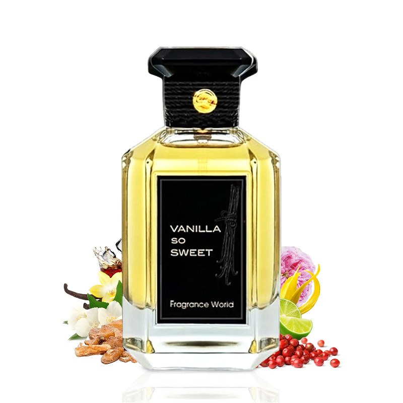 Fragrance World Vanilla So Sweet edp 100ml Unisex (Inspirado en Spiritueuse Double Vanille de Guerlain's)