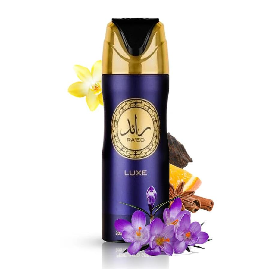 Lattafa Desodorante Raed Luxe Perfumed Spray 200ml Hombre