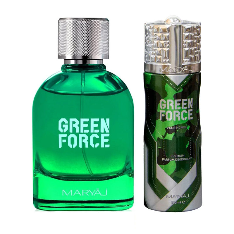 Maryaj Estuche Green Force For Him edp 100ml +Deo 200ml Hombre