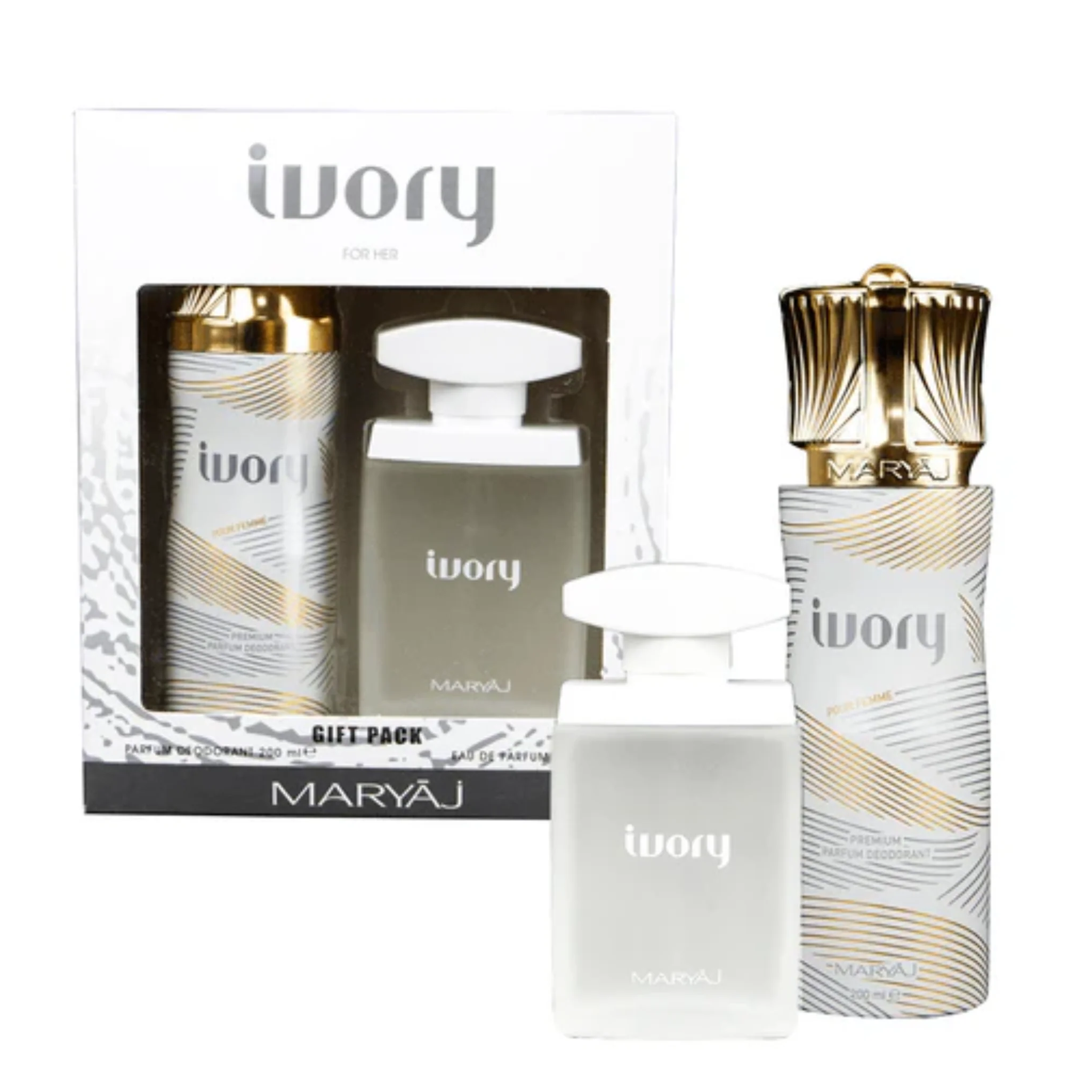 Maryaj Estuche Ivory For Her edp 100ml +Deo 200ml Mujer - Perfumisimo