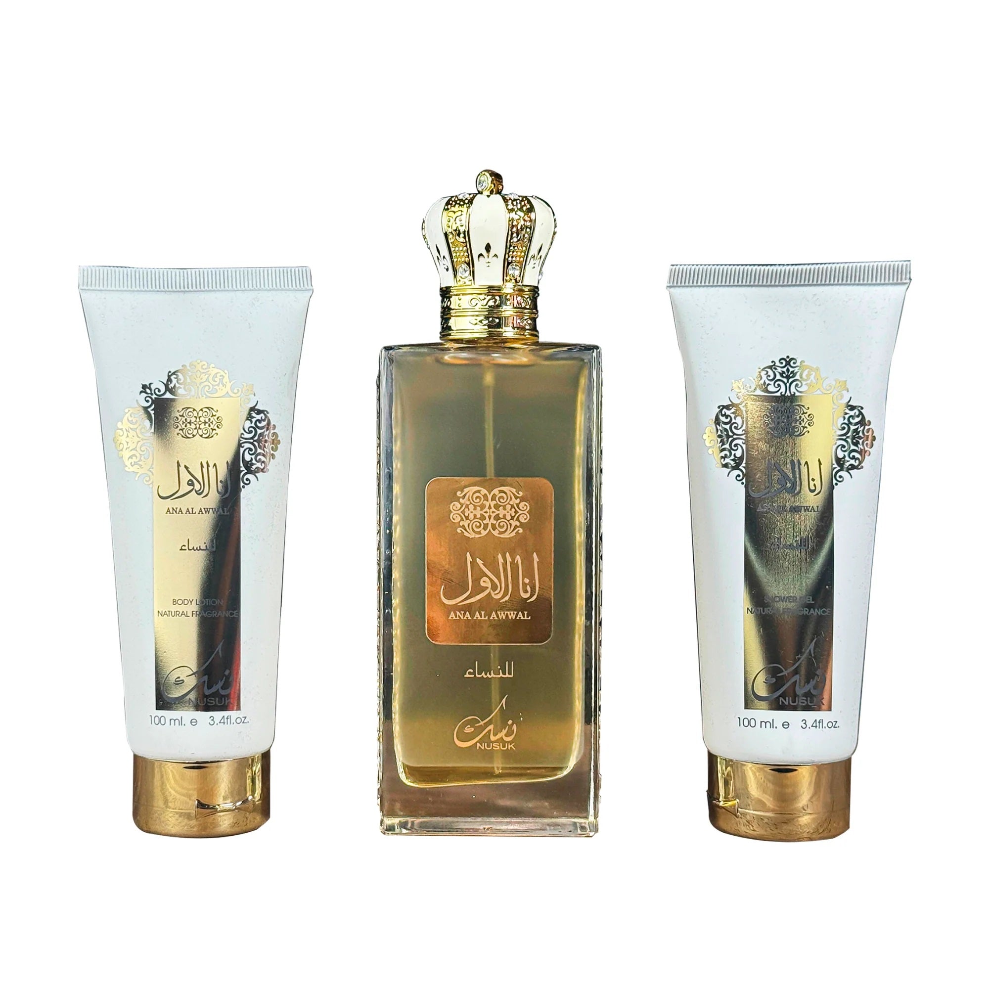 Nusuk Estuche Ana Al Awwal edp 100ml +S/G 100ml +B/L 100ml Mujer