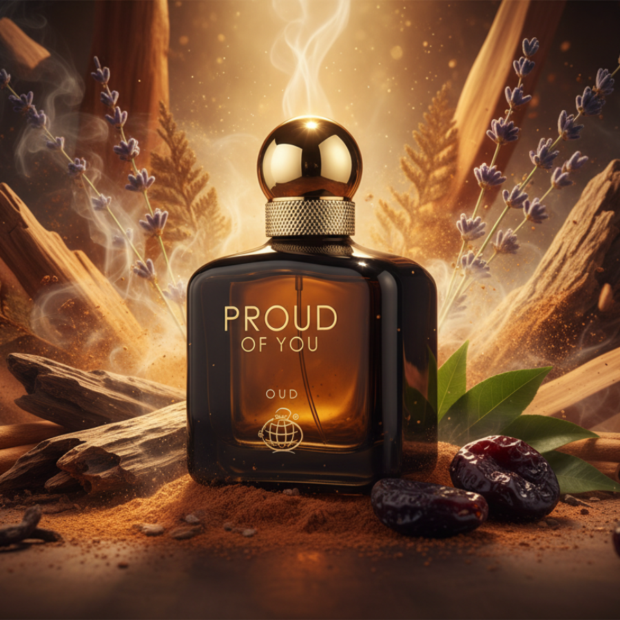 Fragrance World Proud Of You Oud edp 100ml Hombre (Inspirado en Stronger With You Oud de Giorgio Armani)