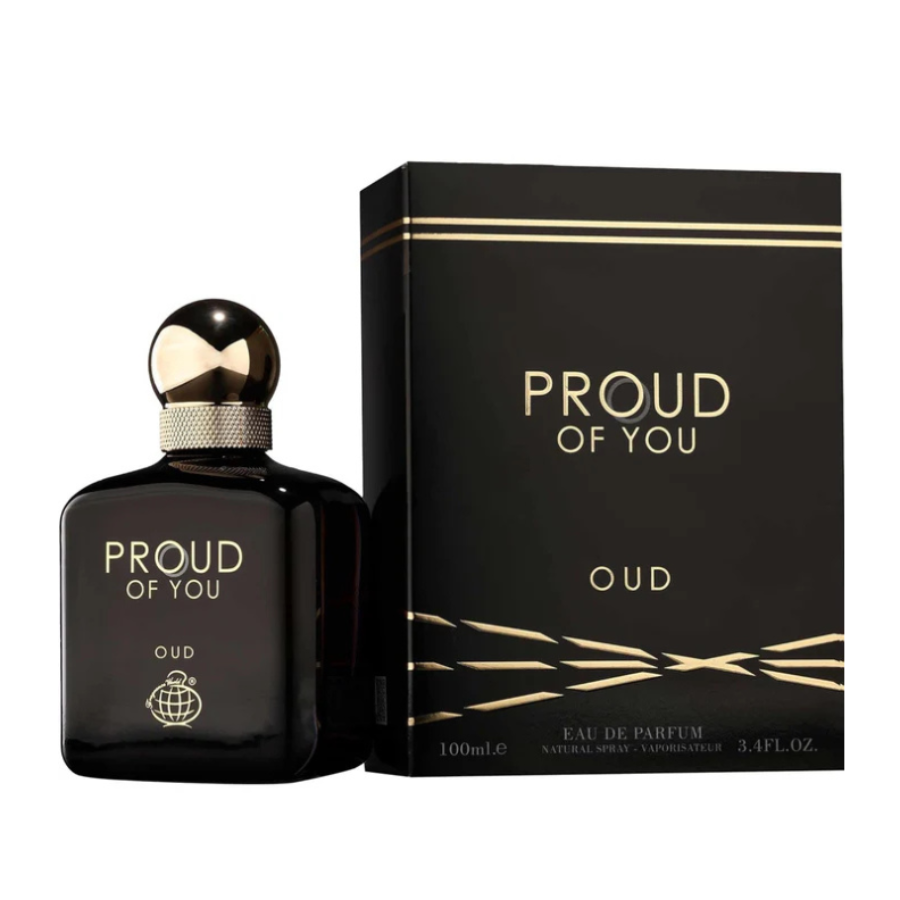 Fragrance World Proud Of You Oud edp 100ml Hombre (Inspirado en Stronger With You Oud de Giorgio Armani)