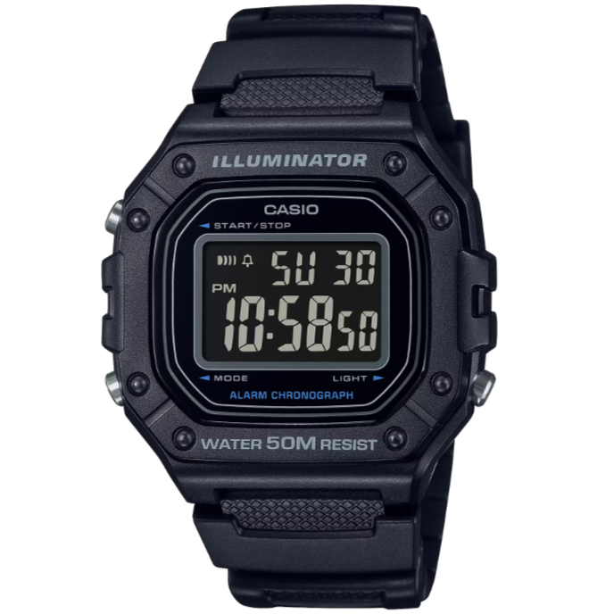 Reloj Casio W-218H-1BV Unisex - Digital - Relojeando Default Title Casio Reloj Reloj Casio W-218H-1BV Unisex - Digital
