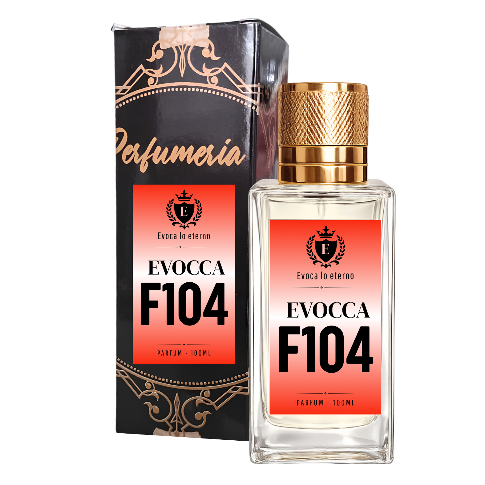 Evocca F104 Parfum 100ml Mujer (Lancome Idole Peach N Roses)