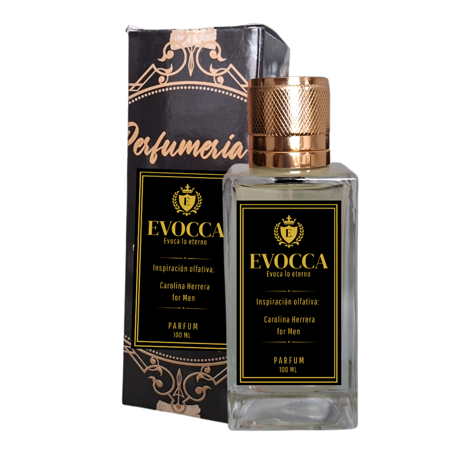 Evocca for men Parfum 100ml Hombre (M44 Carolina Herrera for men)