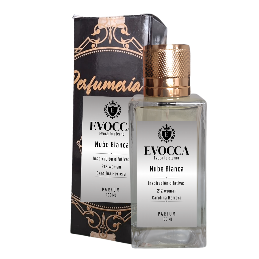 Evocca Nube Blanca Parfum 100ml Mujer (F11 Carolina Herrera 212 mujer)