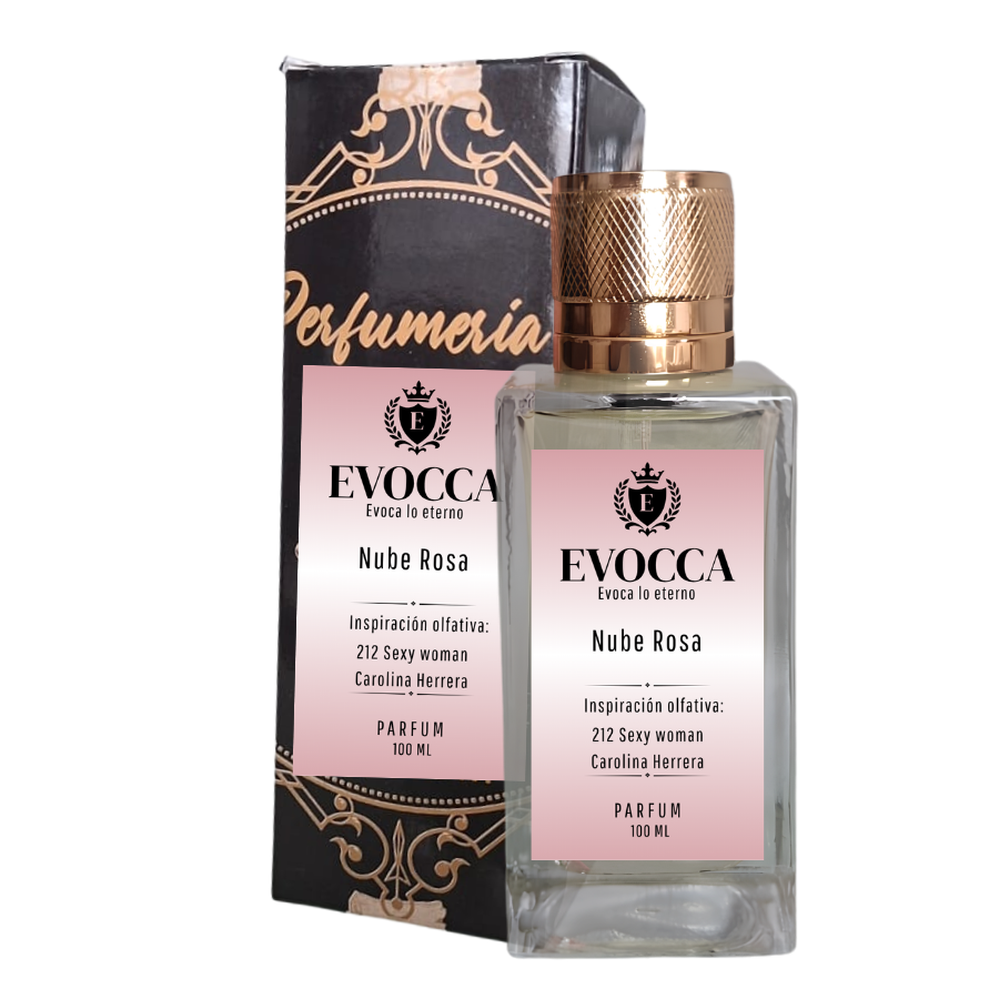 Evocca Nube Rosa Parfum 100ml Mujer (F17 Carolina Herrera 212 sexy mujer)