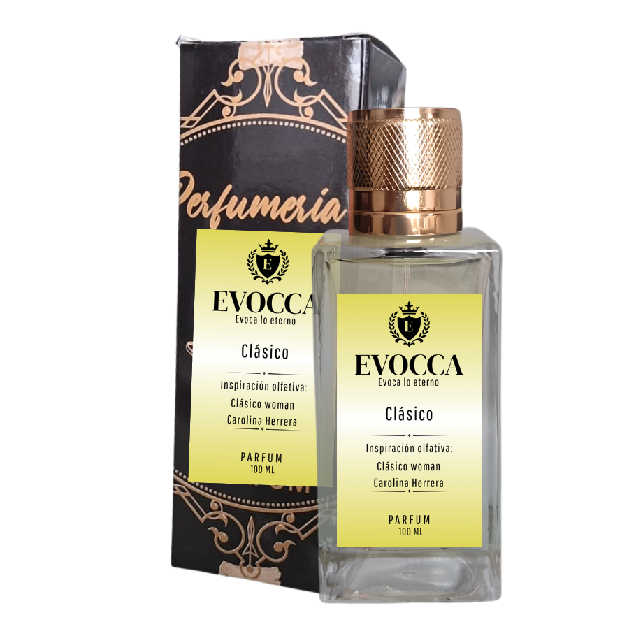 Evocca Clásico Parfum 100ml Mujer (F49 Carolina Herrera clasico mujer)