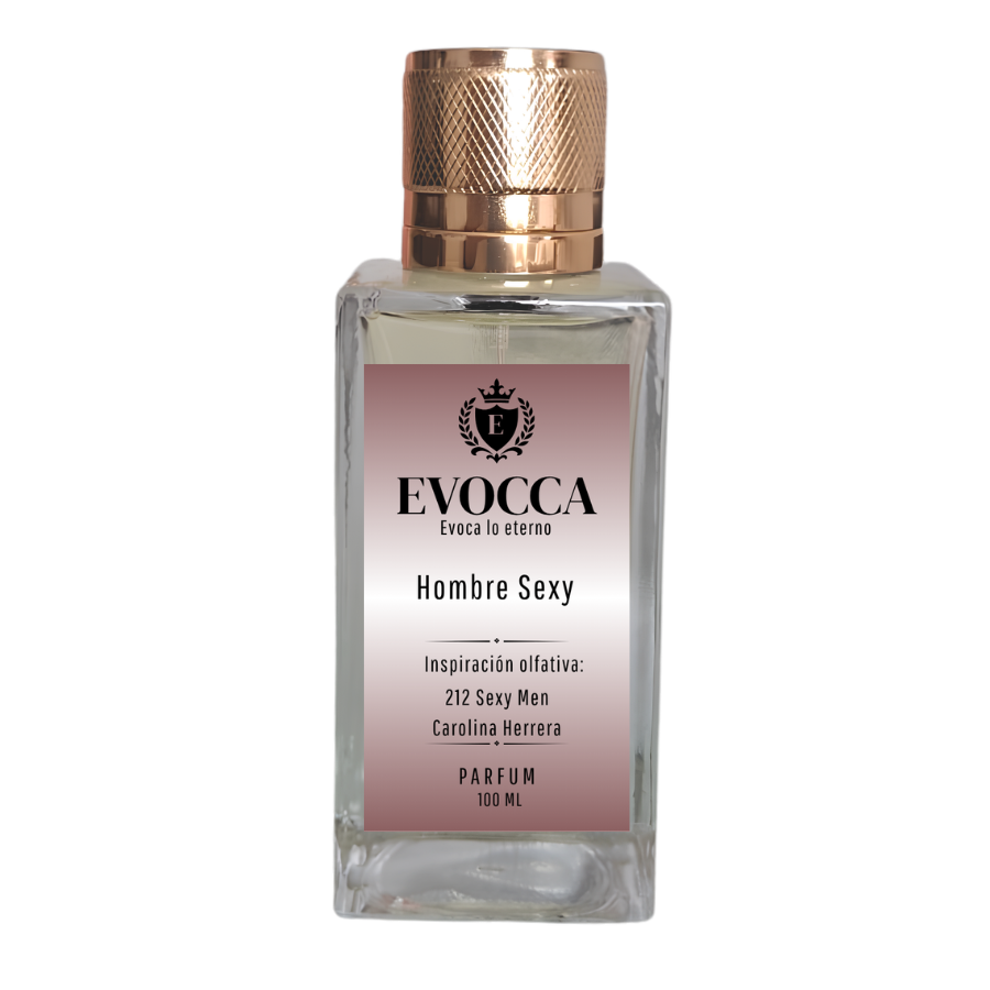 Evocca Sexy men Parfum 100ml Hombre (M9 Carolina Herrera 212 sexy men)