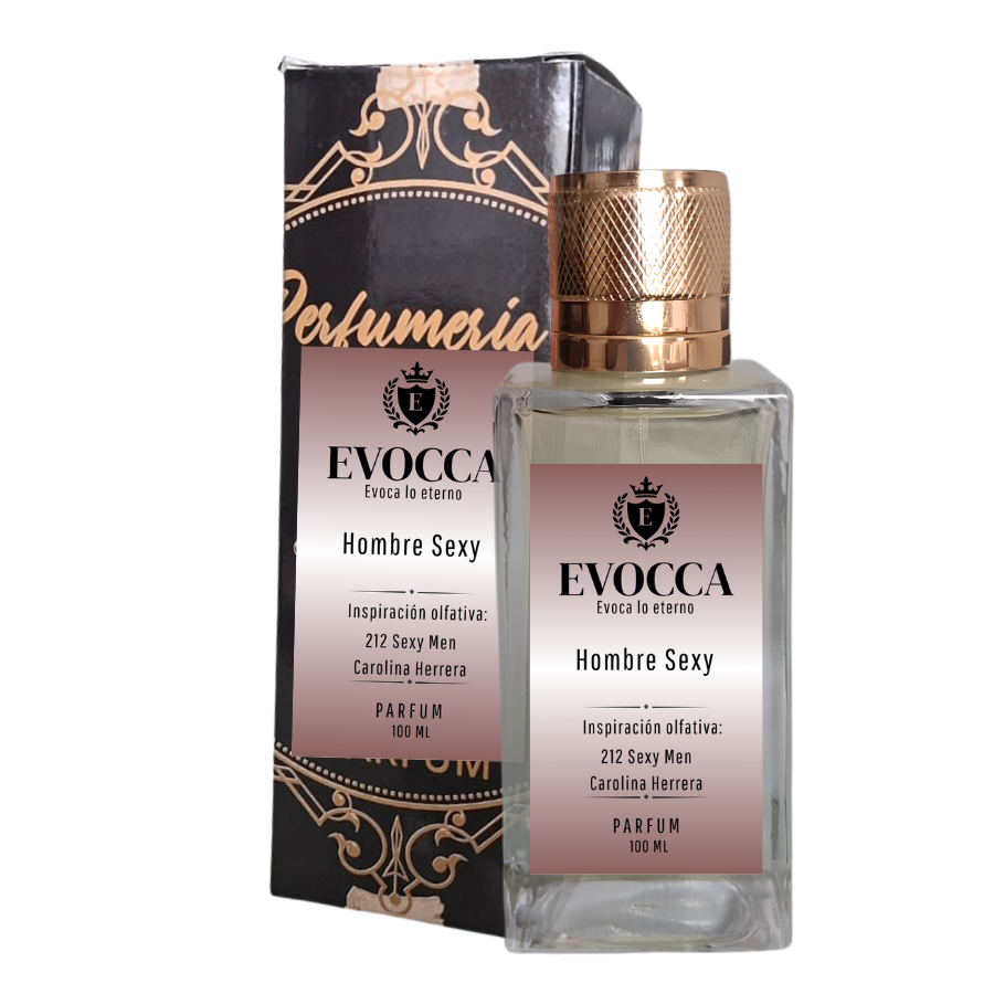 Evocca Sexy men Parfum 100ml Hombre (M9 Carolina Herrera 212 sexy men)