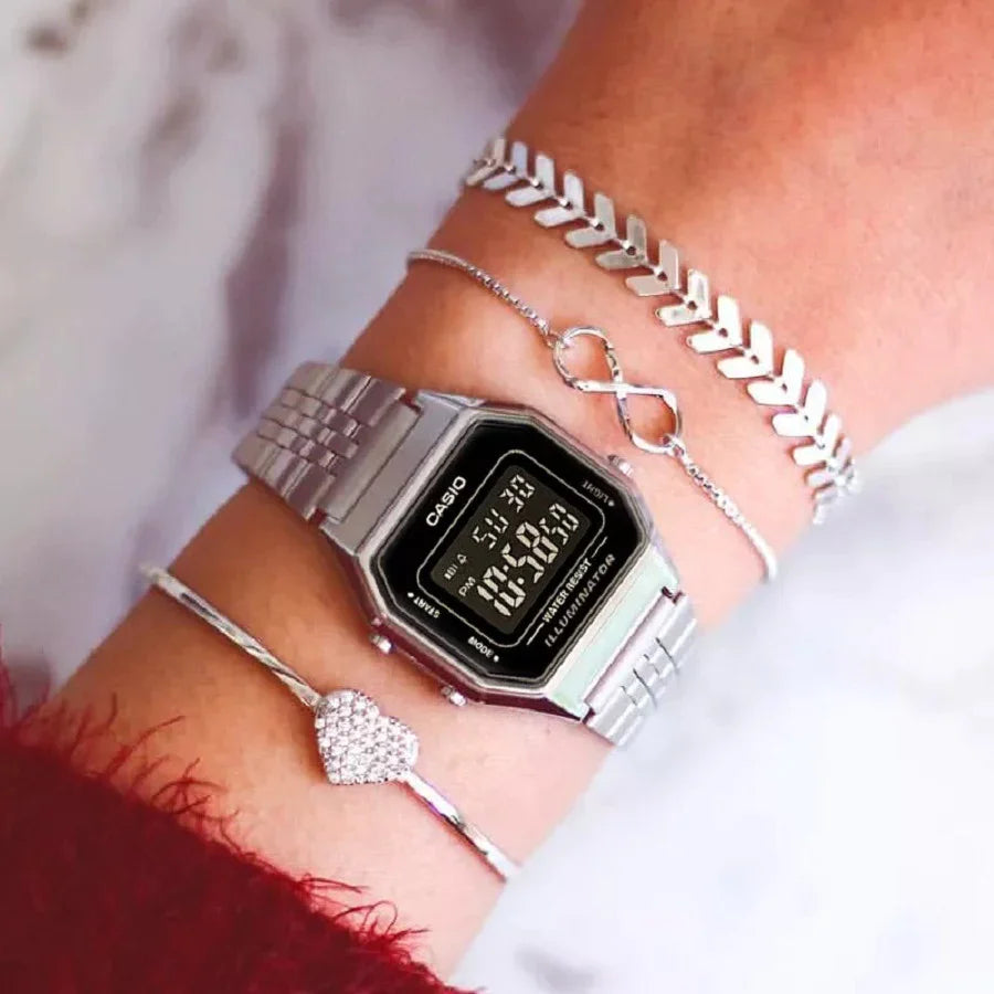 Reloj Casio LA-680WA-1B Unisex - Digital