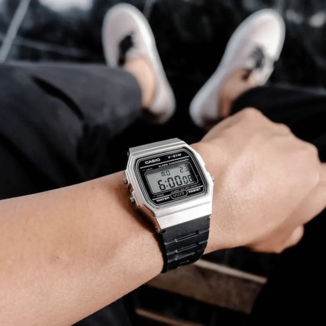 Reloj Casio Vintage F-91WM-7A Unisex - Digital - Relojeando Default Title Casio Reloj Reloj Casio Vintage F-91WM-7A Unisex - Digital