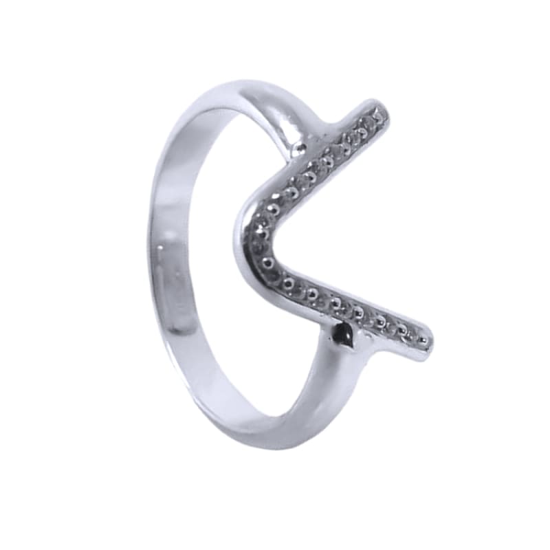 Anillo en V de piedras Murano y Plata Italiana 925 - Metalli - 7 - Perfumisimo