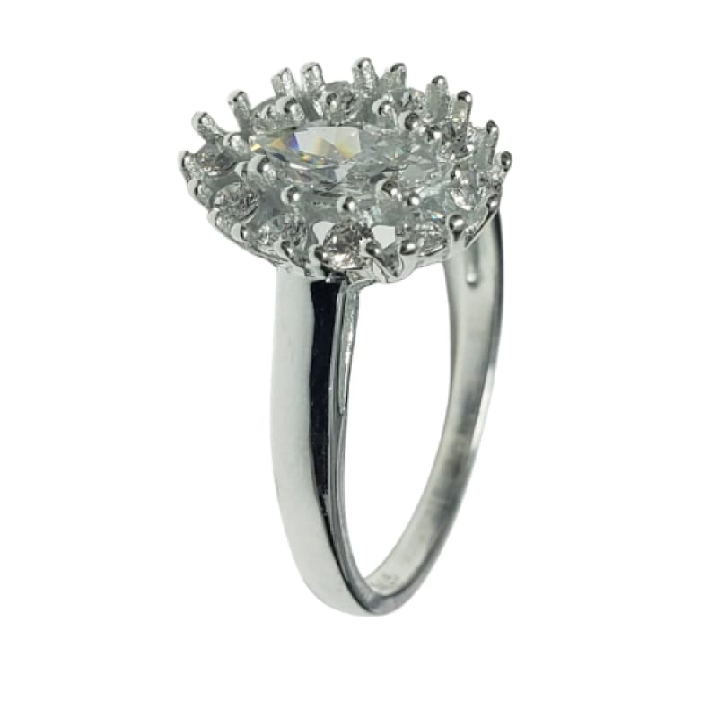 Anillo nórdico piedra central plata 925 - Metalli - 8 - Perfumisimo