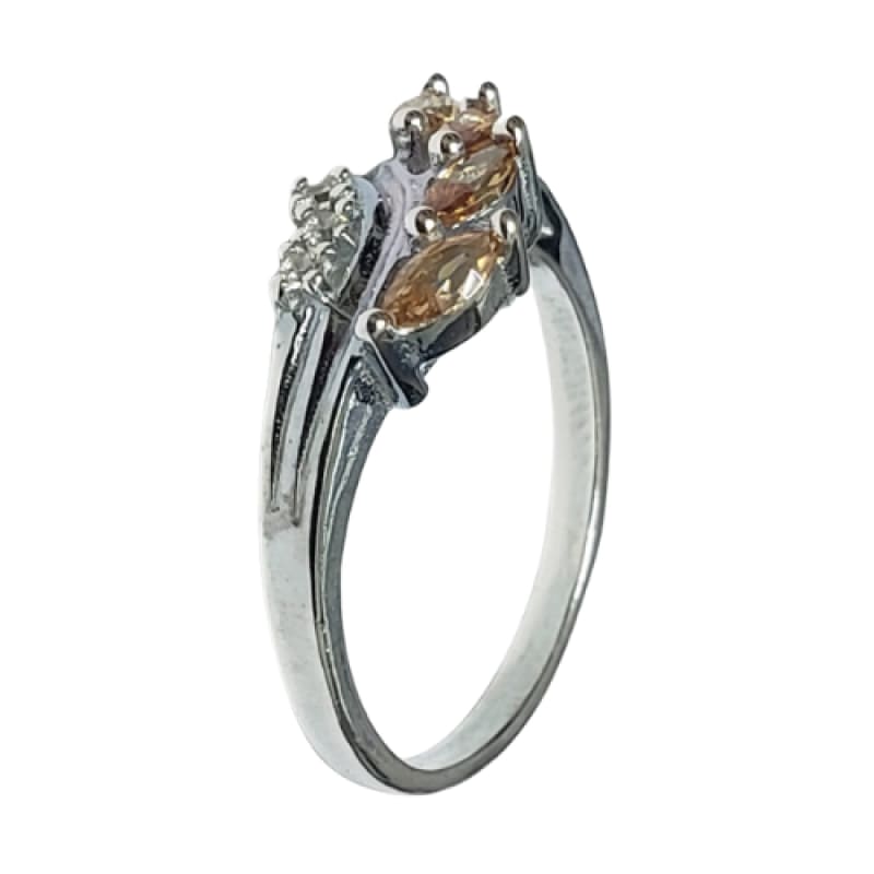 Anillo piedras damasco plata 925 - Metalli - 8 - Perfumisimo