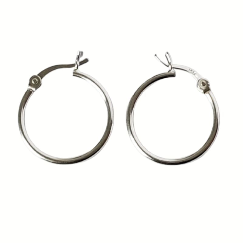 Argollas medianas de plata deals