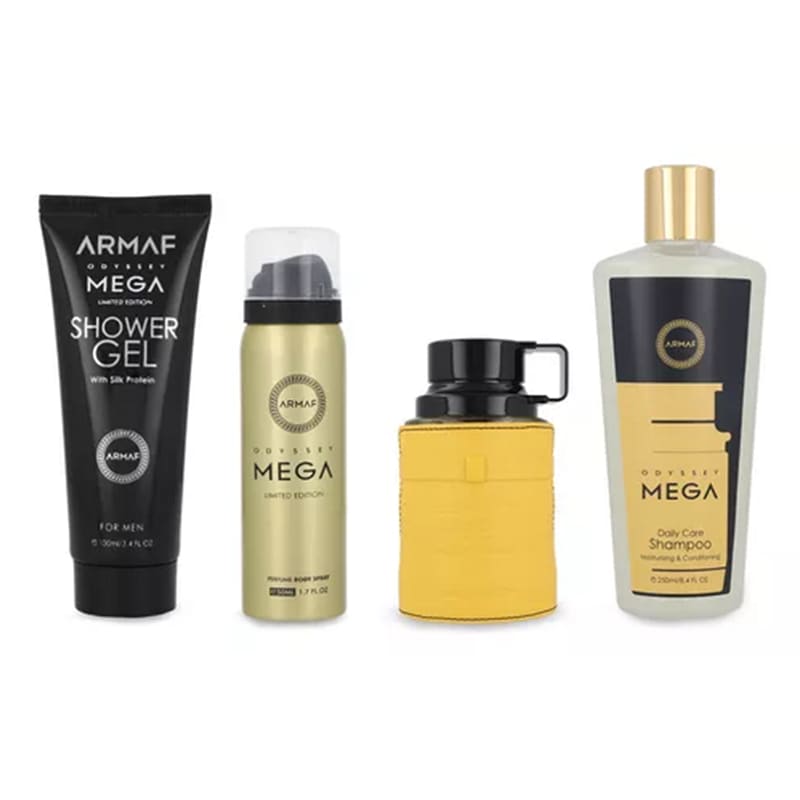 Armaf Estuche Odyssey Mega 100ml+250ml Shampoo+50ml Spray+100 S/G Hombre - Armaf - Default Title - Perfumisimo