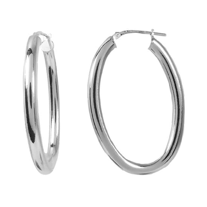 Aros argolla ovalo 3.2 Plata Italiana 925 - Metalli - Default Title - Perfumisimo