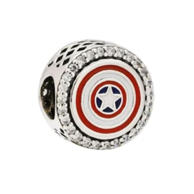 Charm capitán América Plata 925 - Metalli - Default Title - Perfumisimo
