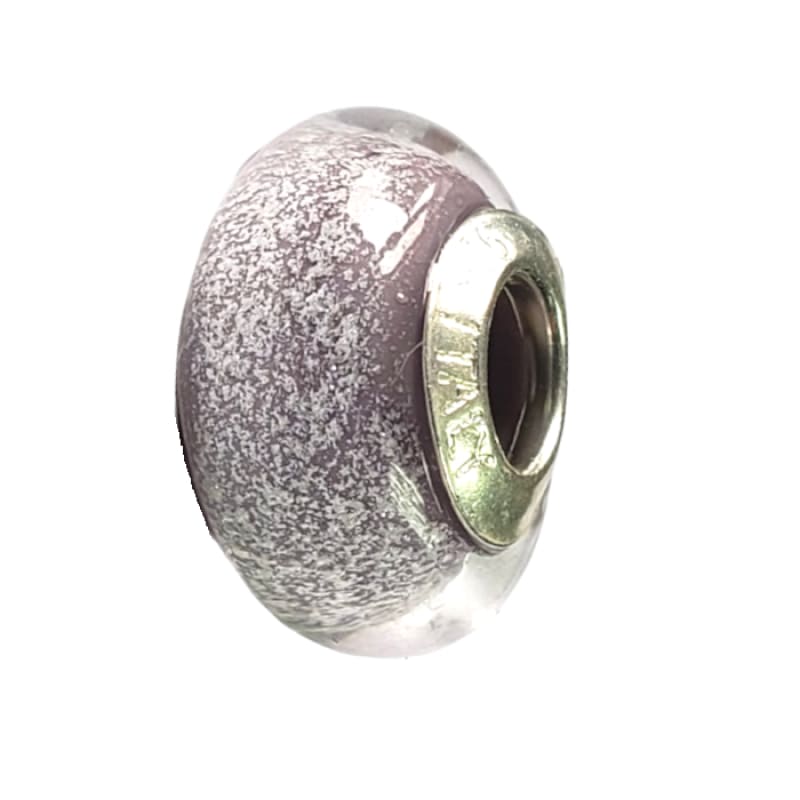 Charm cristal Murano lila y Plata Italiana 925 - Metalli - Default Title - Perfumisimo