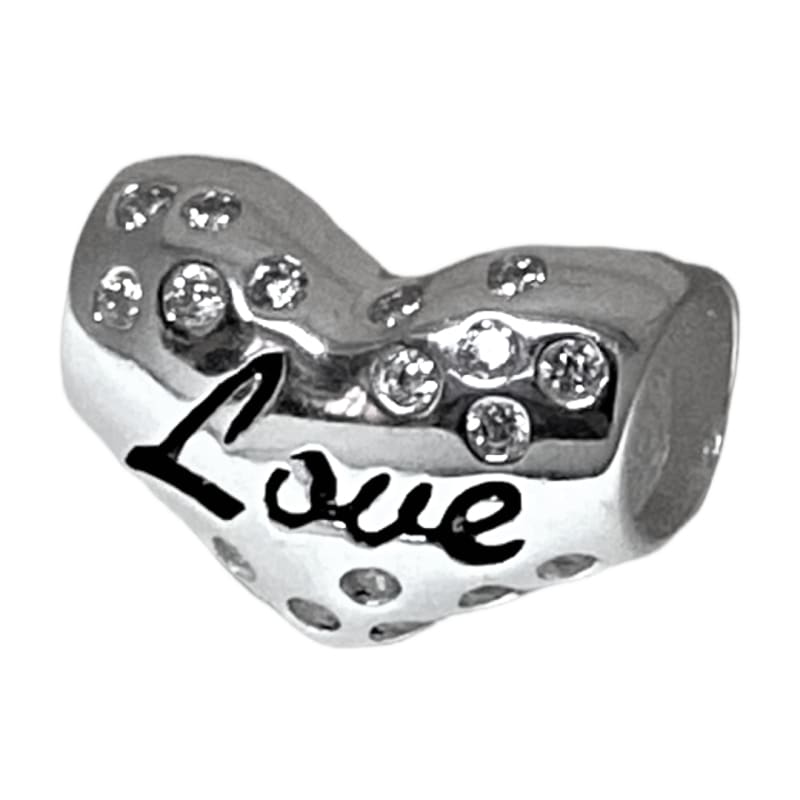 Charm Love con piedras Plata Italiana 925 - Metalli - Default Title - Perfumisimo