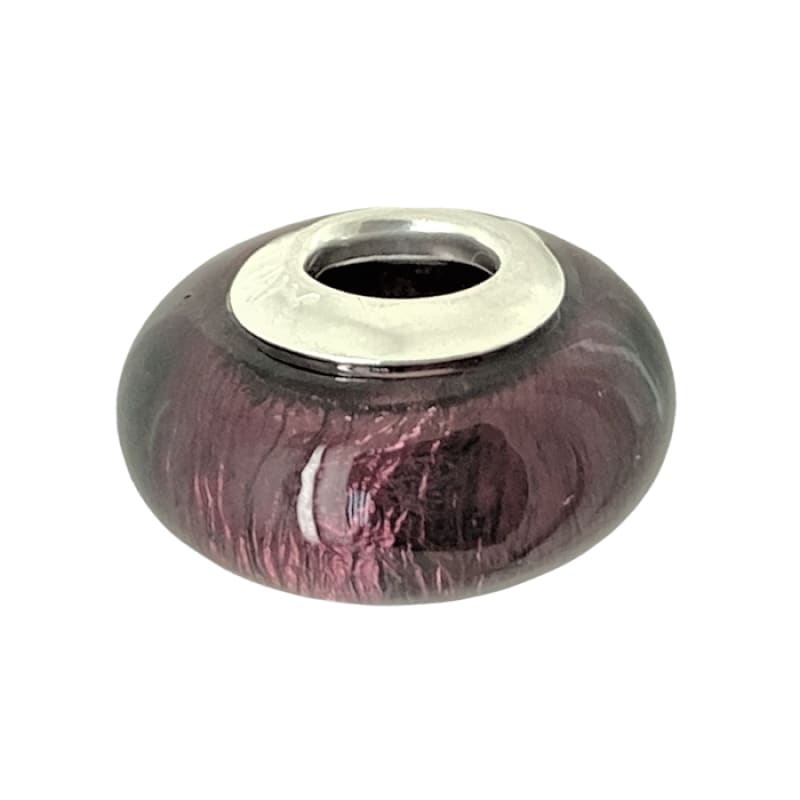 Charm ovalo morado Murano y Plata Italiana 925 - Metalli - Default Title - Perfumisimo