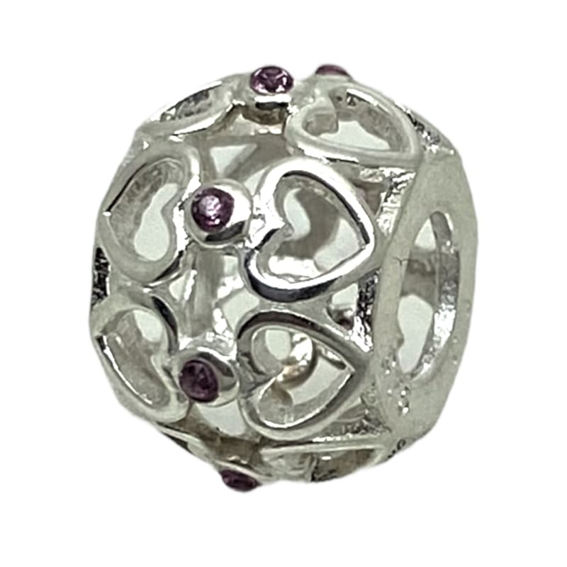 Charm pequeñas piedras rojas Plata Italiana 925 - Metalli - Default Title - Perfumisimo