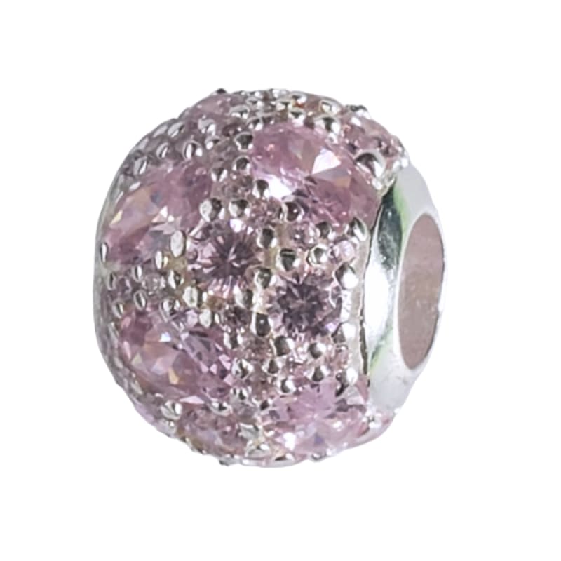 Charm piedras rosa varios tamaños Plata Italiana 925 - Metalli - Default Title - Perfumisimo