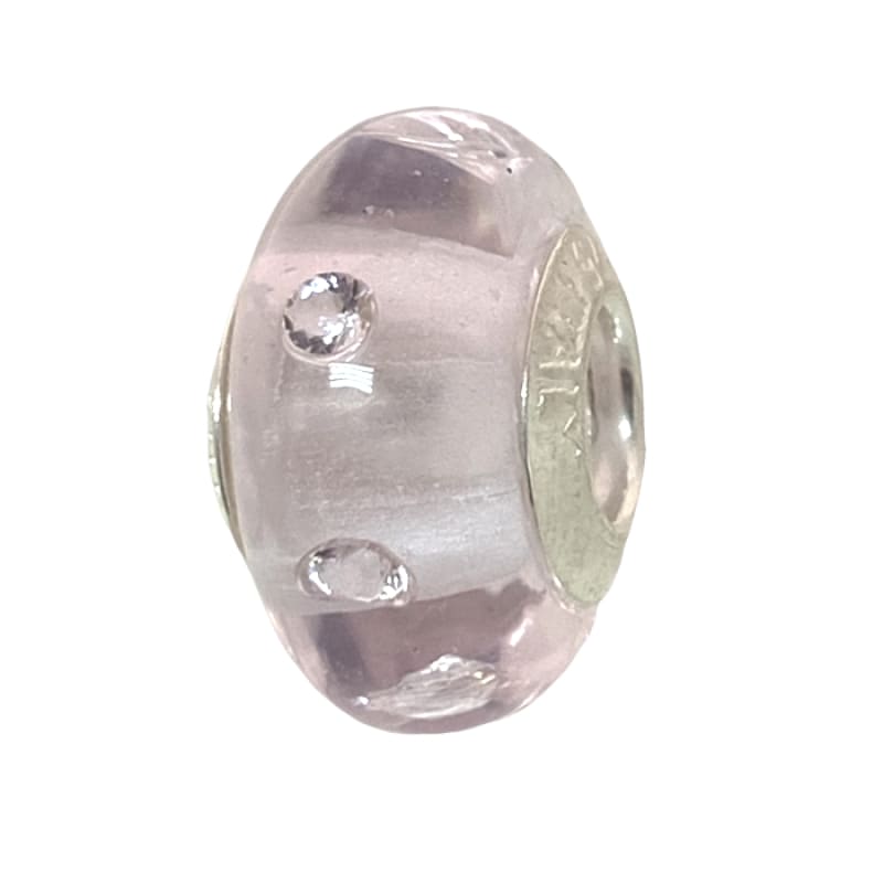 Charm rosa Murano y Plata Italiana 925 - Metalli - Default Title - Perfumisimo