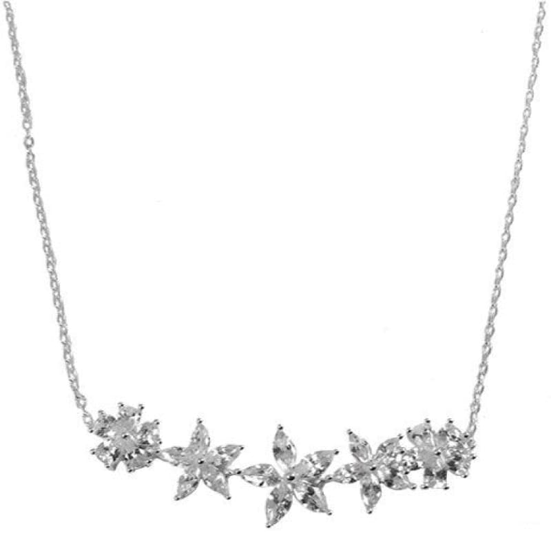 Collar flores de piedras italiano 40cm - Metalli - Default Title - Perfumisimo