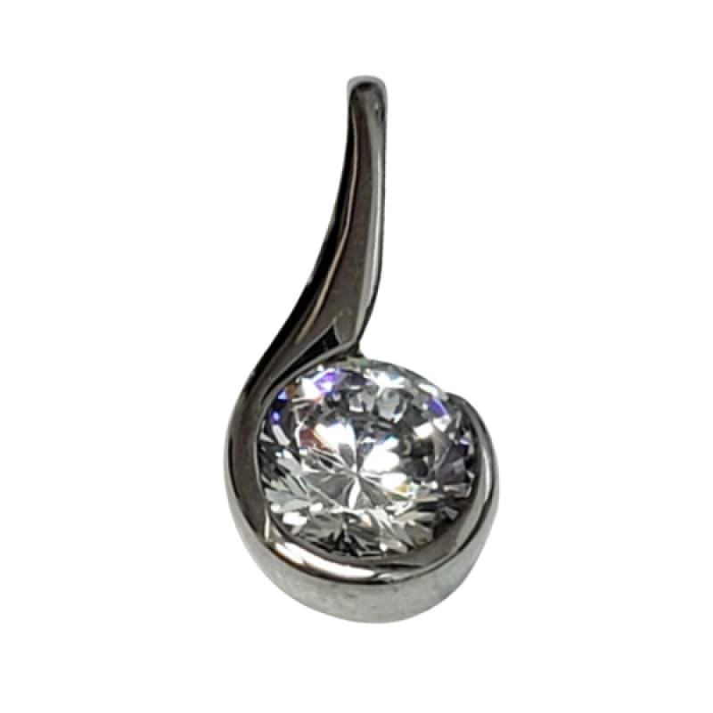 Dije envuelve piedra solitaria Murano Plata Italiana 925 - Metalli - Default Title - Perfumisimo