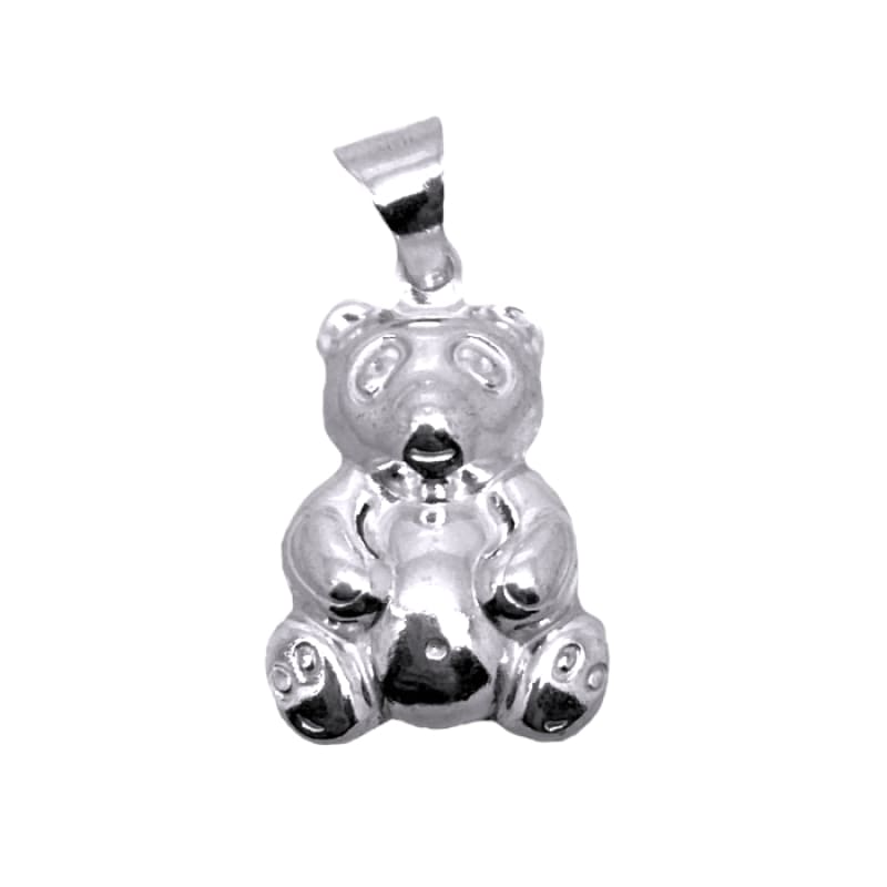 Dije soplado oso Plata Italiana 925 - Metalli - Default Title - Perfumisimo