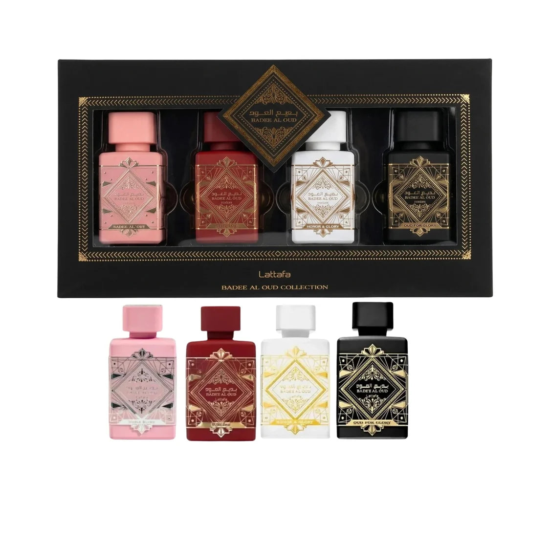 Lattafa Badee Al Oud Collection Set EDP 4x25ml Unisex