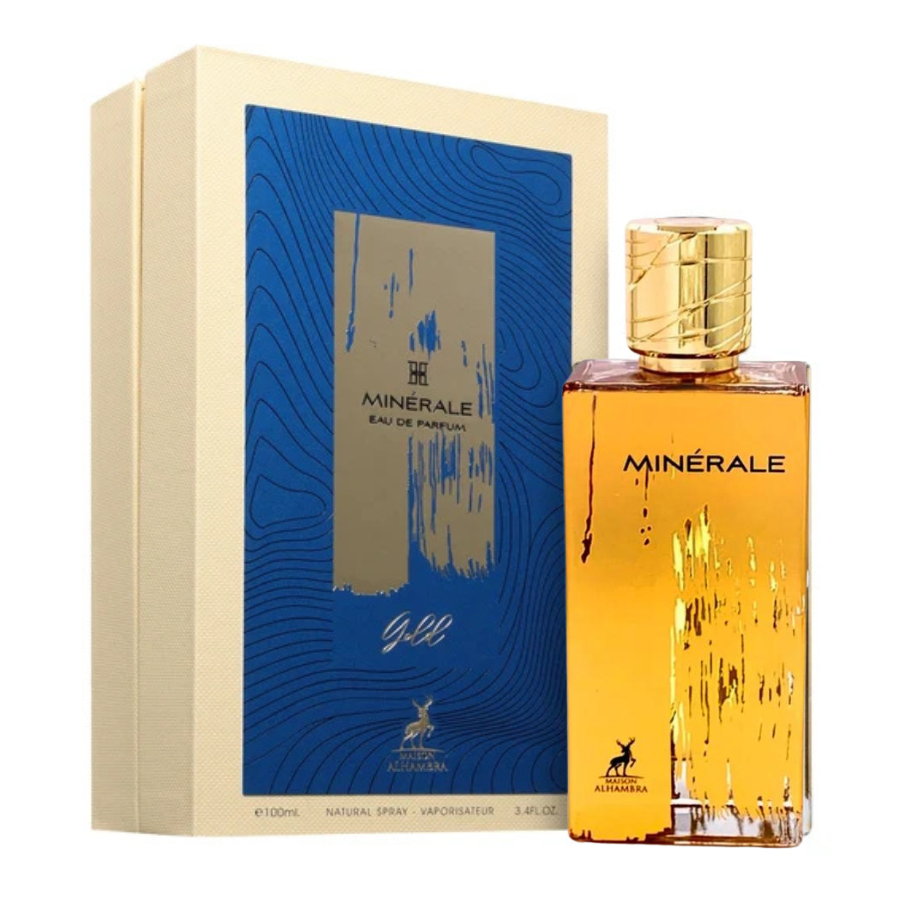 Maison Alhambra Minerale Gold EDP 100ml Unisex (Inspirado en Ganymede de Marc-Antoine Barrois)